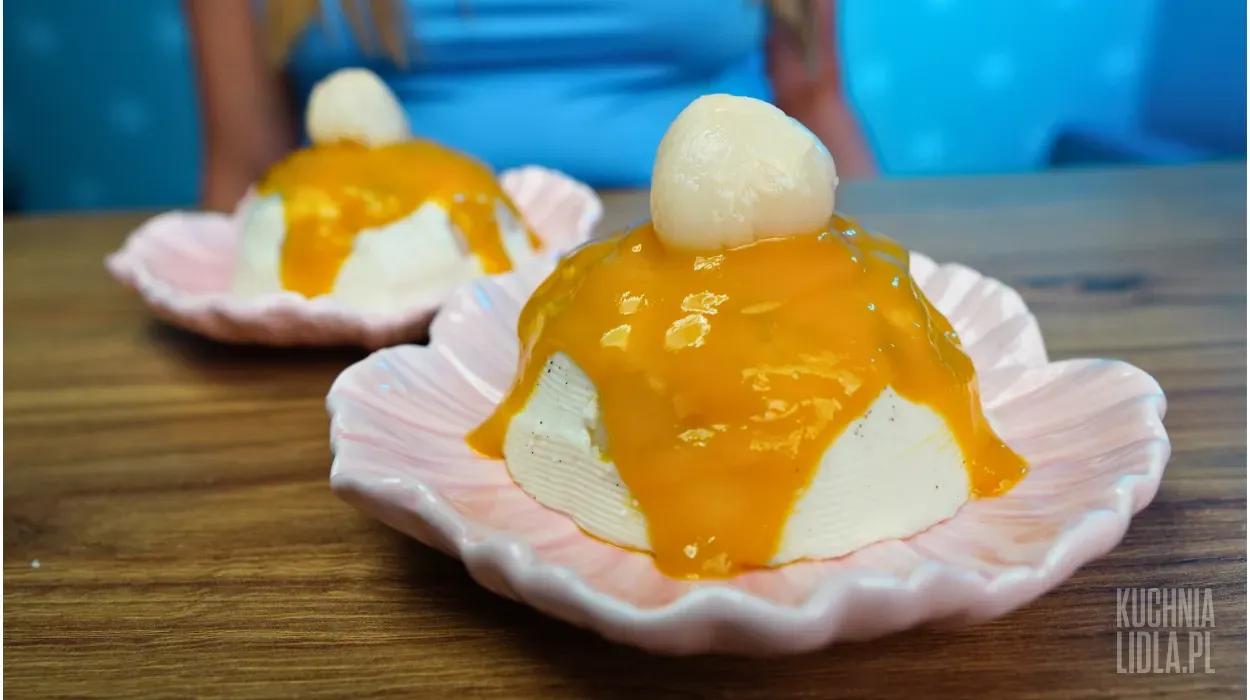 Panna cotta z liczi